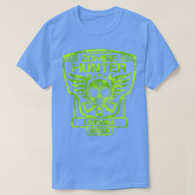Louisiana Zombie Hunter  T-Shirt (Design vorne)