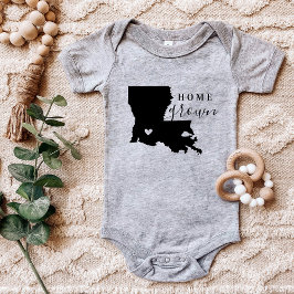 Louisiana Zuhause Grown Staat T-Shirt Baby Strampler
