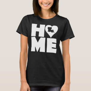 Louisiana Zuhause Heart Staat T-Shirts T - Shirt