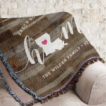 Louisiana Zuhause Staat Personalisierte Holzaussic Decke<br><div class="desc">Zeigen Sie Zuhause-Staatsstolz mit diesem niedlichen rustikalen Imitat Holzplankendecke mit "Zuhause" in weißer Kalligrafie-Schrift, die mit einer Silhouette des Staat von Louisiana, stehend für den Buchstaben "O", schreibt. Eine rosa Herzillustrierung in der Staat-Karte vervollständigt das Design; Sie können die Herzposition in Ihrer Zuhause-Stadt ändern, indem Sie das Design-Tool öffnen und...</div>