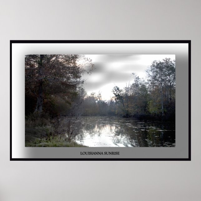 Louisianna-Sunrise-Poster - Maßgeschneidert Poster (Vorne)