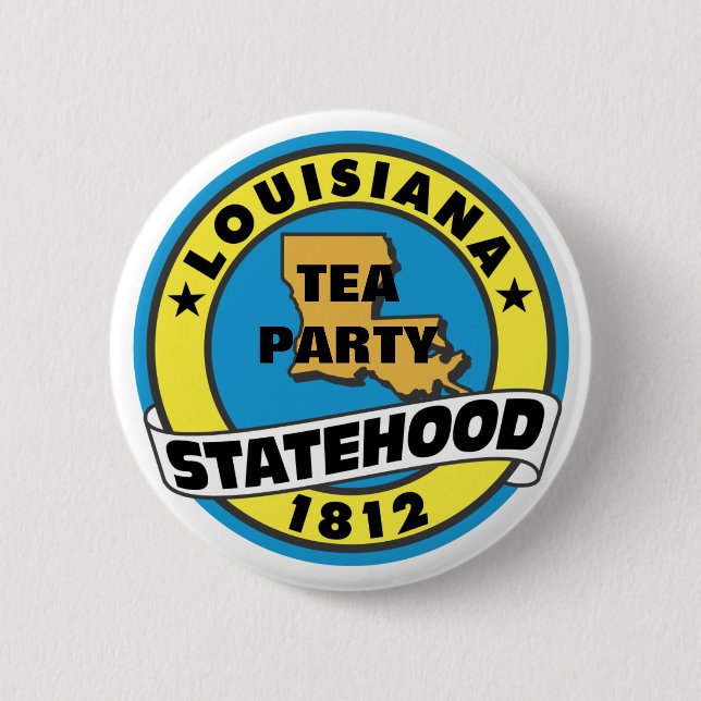 LOUISIANNA TEE-PARTY-STAAT BUTTON (Vorderseite)