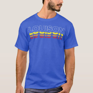 Louison Vorname Lustig Vintage Sonnenuntergang Lou T-Shirt