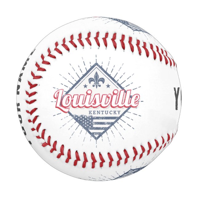 Louisville City Kentucky United Staaten Vintag USA Baseball (Vorderseite Links)