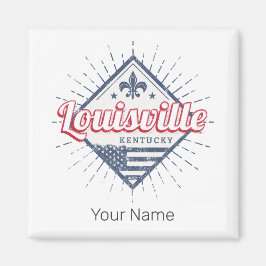 Louisville City Kentucky United Staaten Vintag USA Magnet