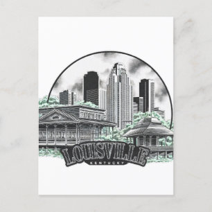Louisville City Kentucky USA Postkarte