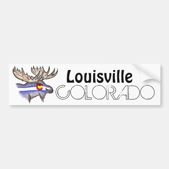 Louisville Colorado Autoaufkleber (Vorne)