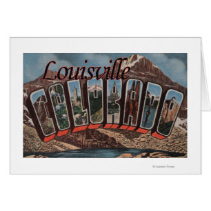 Louisville, Colorado - große Buchstabe-Szenen