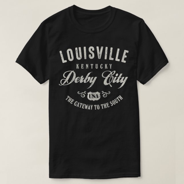 Louisville Derby City Kentucky T-Shirt (Design vorne)