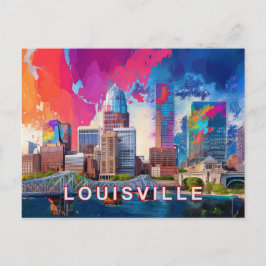 Louisville Derby City Postkarte