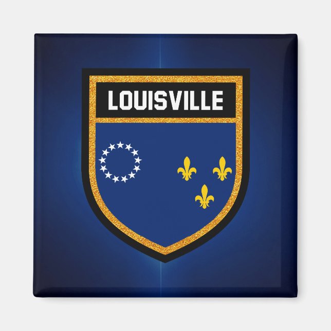 Louisville Flag Magnet (Vorne)