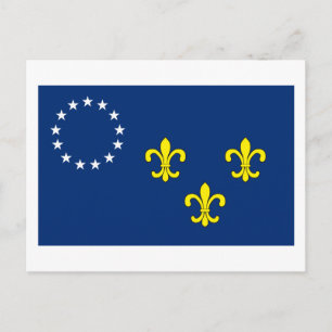 Louisville Flag Postcard Postkarte
