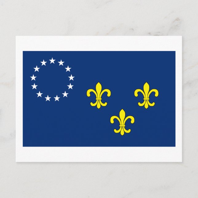 Louisville Flag Postcard Postkarte (Vorderseite)