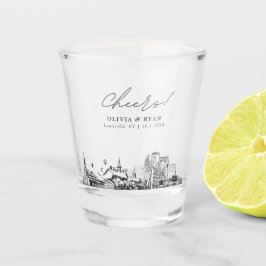 Louisville Gastgeschenk Hochzeit Personalisiert Ch Schnapsglas