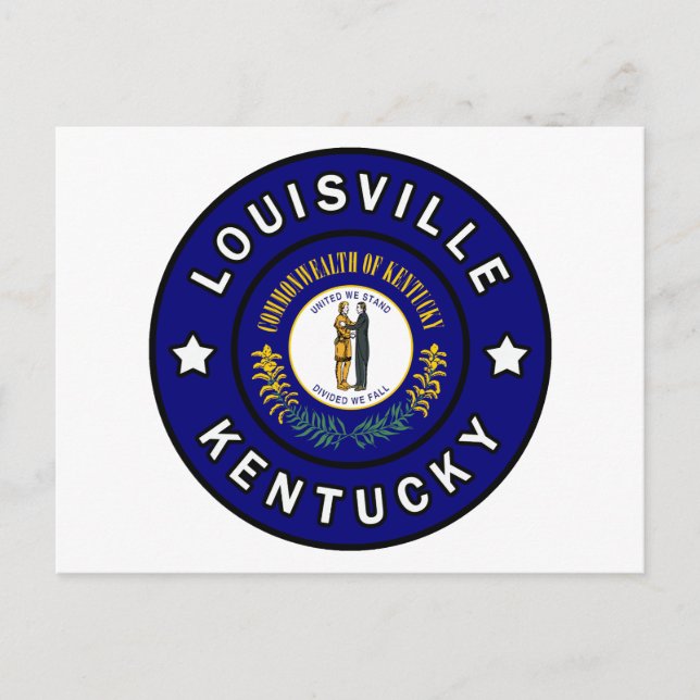 Louisville Kentucky Postkarte (Vorderseite)