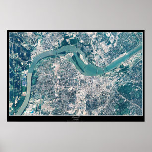 Louisville, Kentucky satellite poster