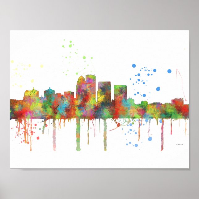 LOUISVILLE, KENTUCKY SKYLINE POSTER (Vorne)