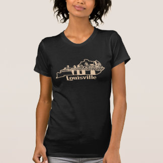 Louisville Kentucky Skyline Shirt - Frauenschnitt