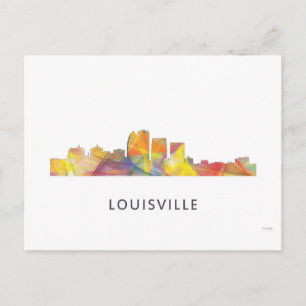LOUISVILLE, KENTUCKY SKYLINE WB1 - POSTKARTE
