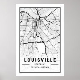 Louisville Kentucky USA City Travel Poster