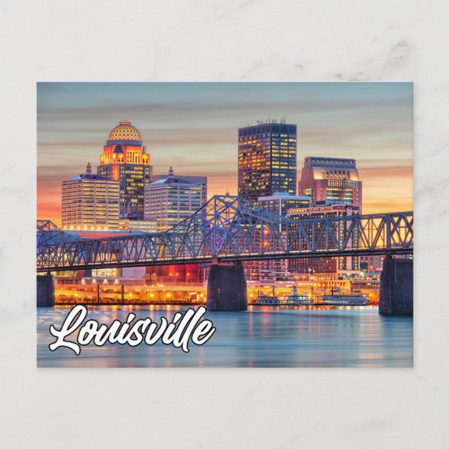 Louisville, Kentucky, USA Postkarte (Vorderseite)