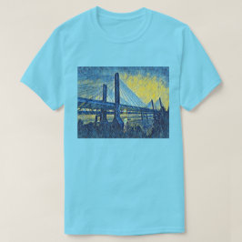 Louisville, KY Abraham Lincoln Bridge Painting T-Shirt