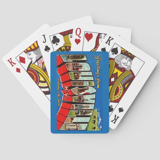 Louisville KY Grußkarten Spielkarten (Rückseite)