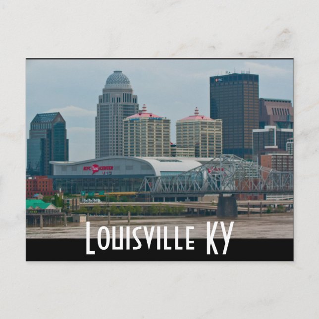 Louisville KY Postkarte (Vorderseite)