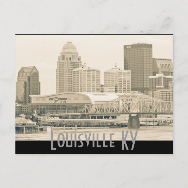 Louisville KY Postkarte (Vorderseite)