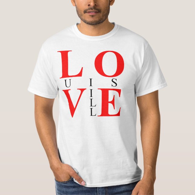 Louisville-Liebe-T-Shirt T-Shirt (Vorderseite)