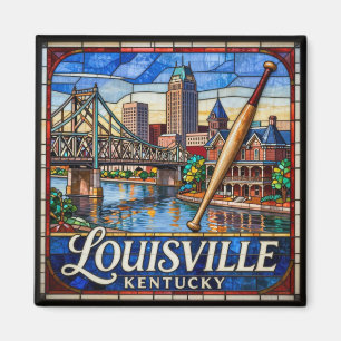 Louisville Ohio River Stadtansicht ⚾ Magnet