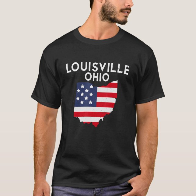 Louisville Ohio USA Staat America Travel Ohioan T-Shirt (Vorderseite)