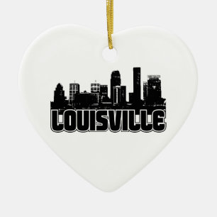 Louisville-Skyline Keramik Ornament