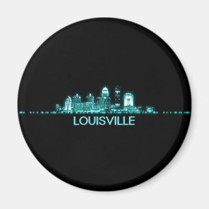 Louisville Skyline Magnet