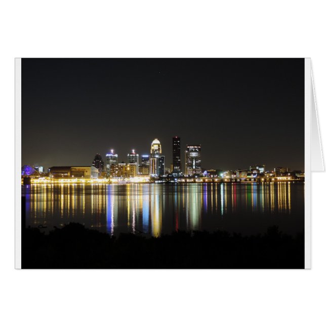 Louisville Skyline nachts (Vorderseite (Horizontal))
