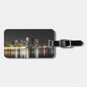 Louisville-Skyline nachts Gepäckanhänger