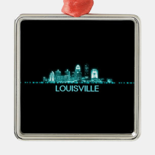 Louisville Skyline Ornament Aus Metall