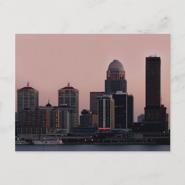 Louisville Skyline Postcard Postkarte (Vorderseite)