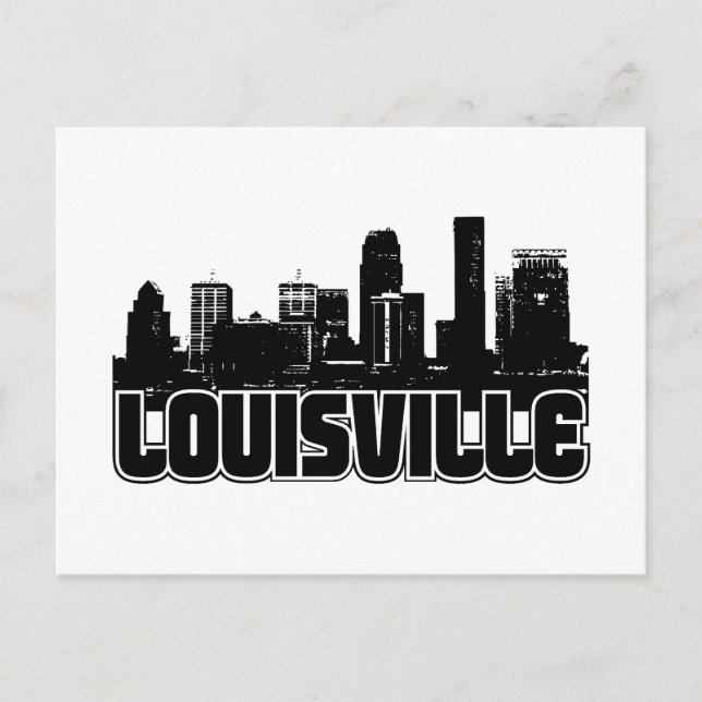 Louisville Skyline Postkarte (Vorderseite)