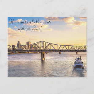 Louisville Skyline und Belle Postcard Postkarte