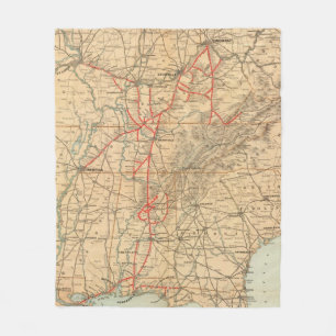 Louisville- und Nashville-Eisenbahn Fleecedecke