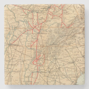 Louisville- und Nashville-Eisenbahn Steinuntersetzer