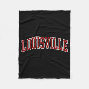 Louisville Vintage Design Männer Frauen Kinder Fleecedecke