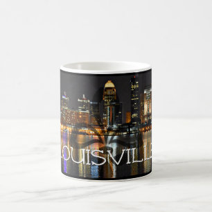 Louisvilleskyline-Kaffee-Tasse mit Lilie Tasse