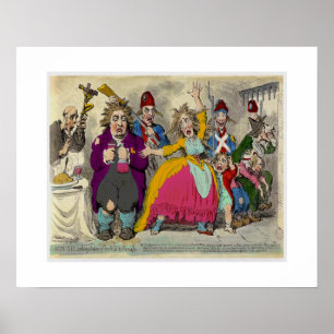 Louix XV1 verlasse seiner Ehefrau & Familie Poster