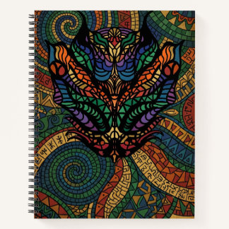 Loulou Arts Mosaic 8.5" x 11" Deluxe Notebook Notizbuch