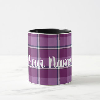 Loulou und Trendy Pink Karierte individuell anpass Tasse