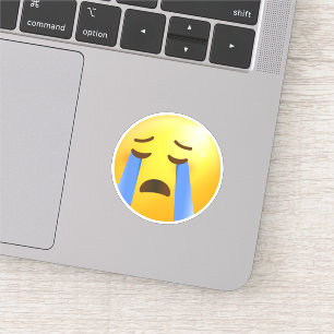 Louly Cry Face Emoji Aufkleber