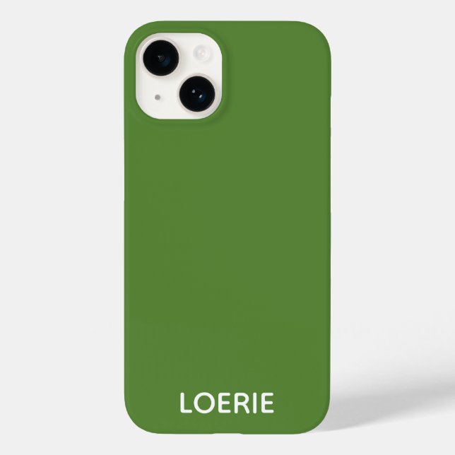 Lounge grüne Farbe Case-Mate iPhone Hülle (Rückseite)