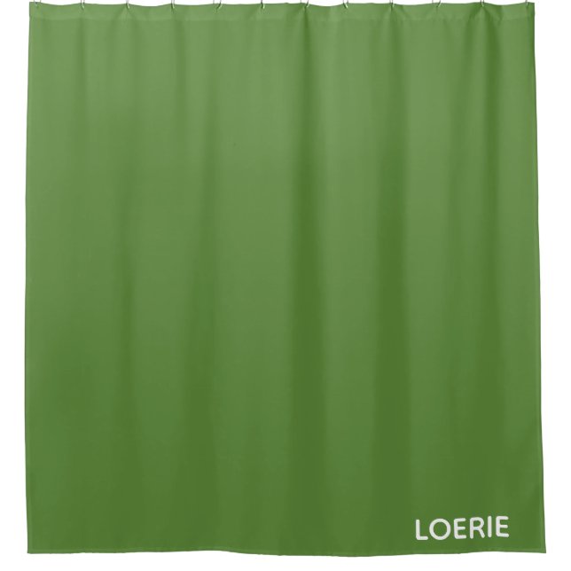 Lounge grüne Farbe Duschvorhang (Vorderseite)